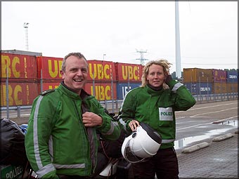 Ewald Temmen und Kollegin Elke in Rotterdam